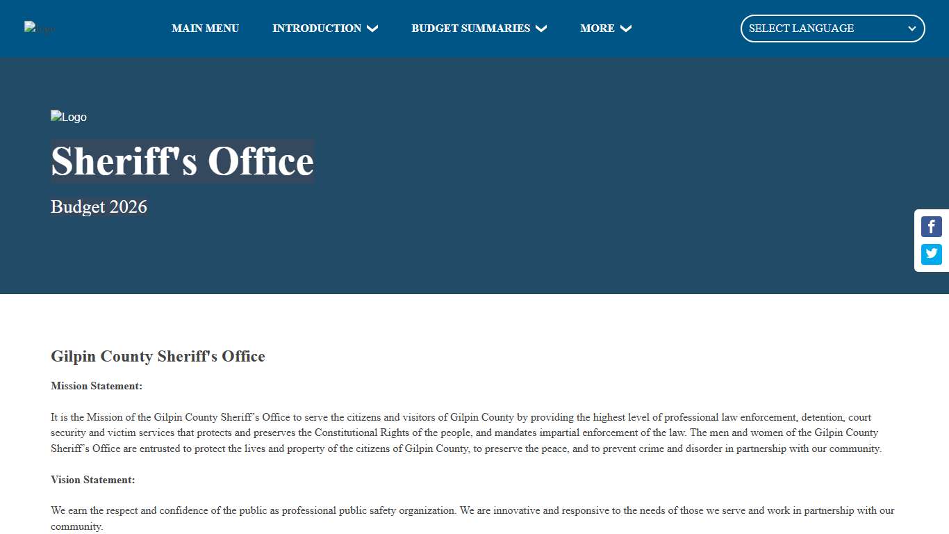 2026 Proposed Budget